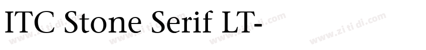 ITC Stone Serif LT字体转换